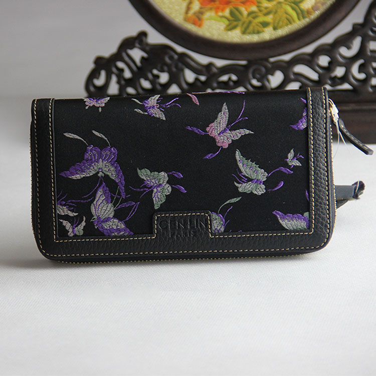 云锦手工设计钱包