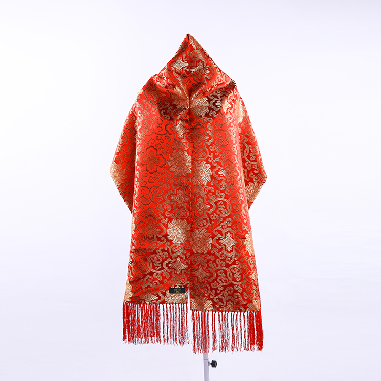 富贵花云锦披肩